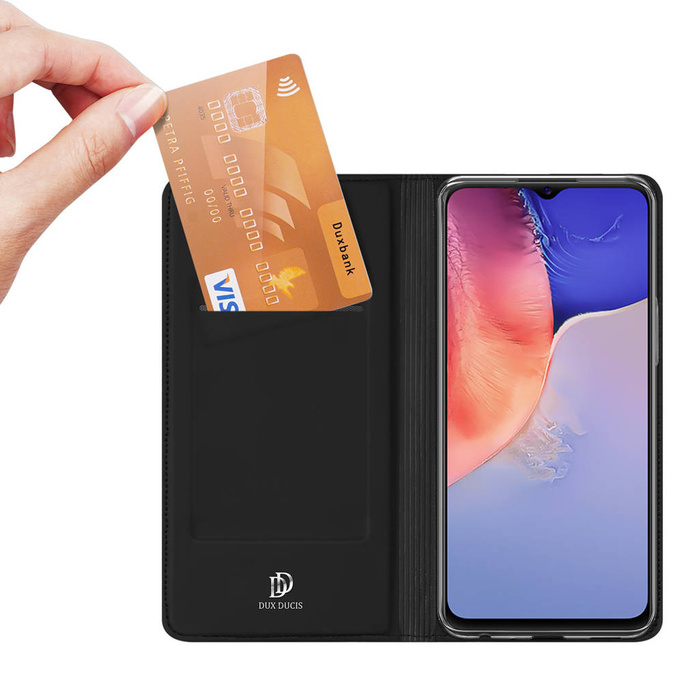 Dux Ducis Skin Pro Holster Cover Flip Vivo Y01 / Y15s / Y15a noir