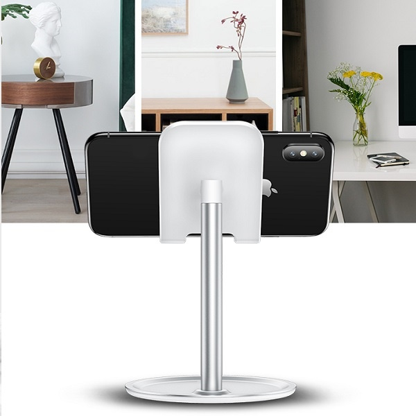Holder Desk USAMS For Mobile phone Tablet Silver