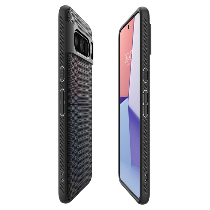 Hülle Spigen Liquid Air MATTE Google Pixel 8 Pro Schwarz Case