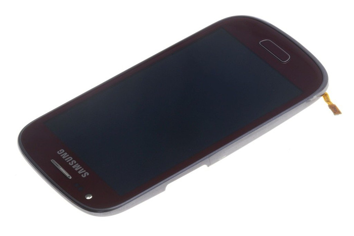 SAMSUNG Galaxy S3 Mini I8190 Braun Grad B LCD Touch
