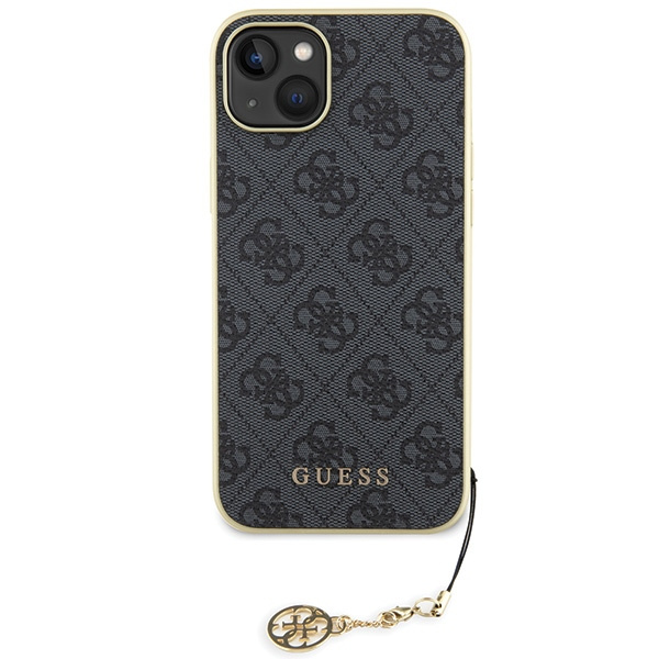 Funda Guess GUHCP15MGF4GGR iPhone 15 Plus 6.7" gris/gris durocase 4G Charms Collection Case
