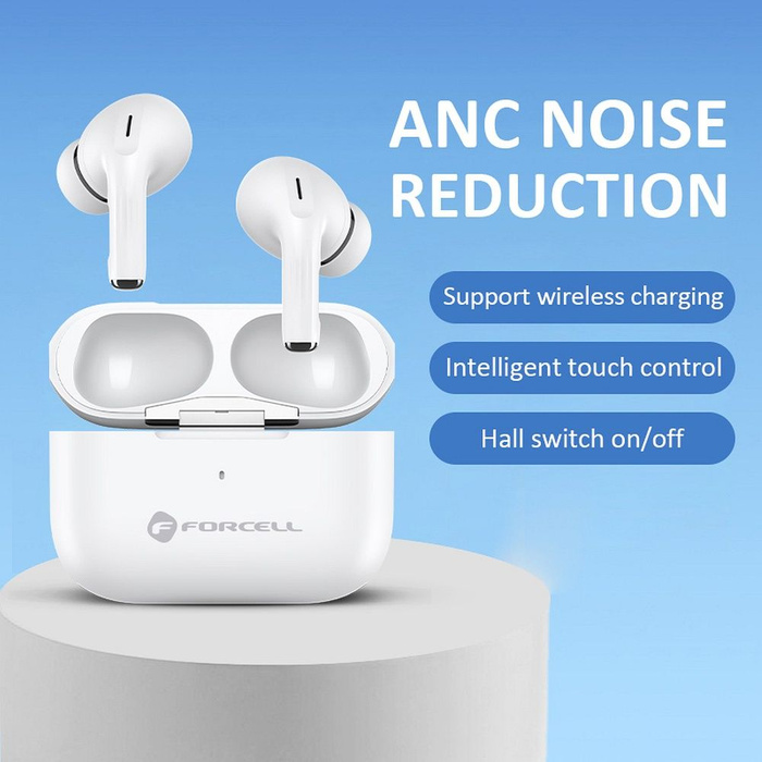 Słuchawki bezprzewodowe douszne Forcell F-Audio Master Pro TWS białe