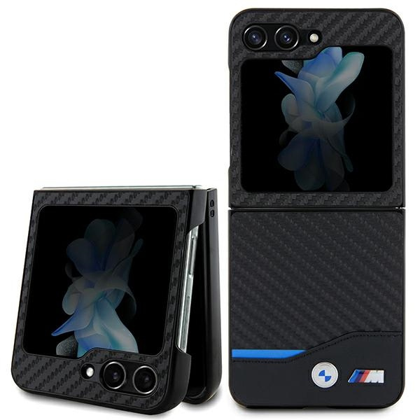 BMW BMHCZF522NBCK Sam Z Flip5 F731 schwarz/schwarz Leder Carbon
