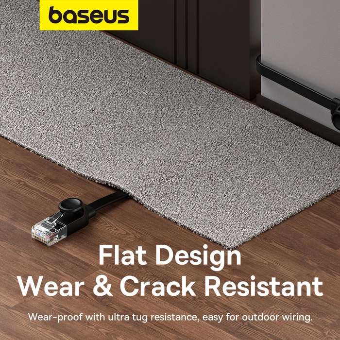 Cable Baseus Ethernet RJ45, Cat.6, 30m (black)