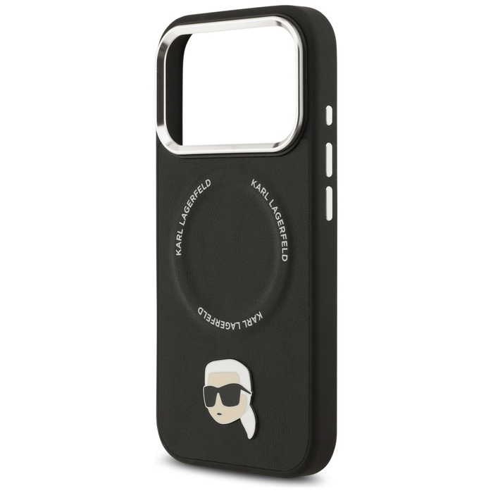 Etui Karl Lagerfeld Karl Pin MagSafe do  iPhone 17 Pro czarny