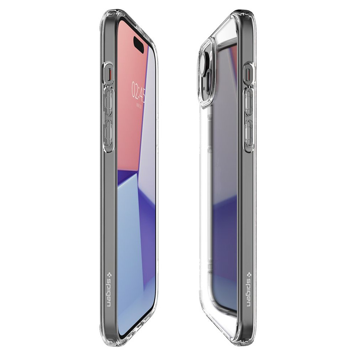 Obal Spigen iPhone 15 Ultra Hybrid Transparentní krystal Clear Case