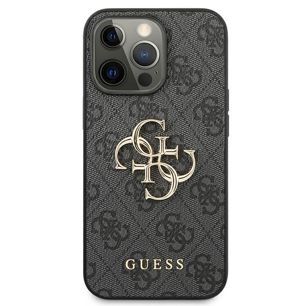 Coque GUESS Apple iPhone 13 Pro 4G Big Metal Logo Grey Hardcase