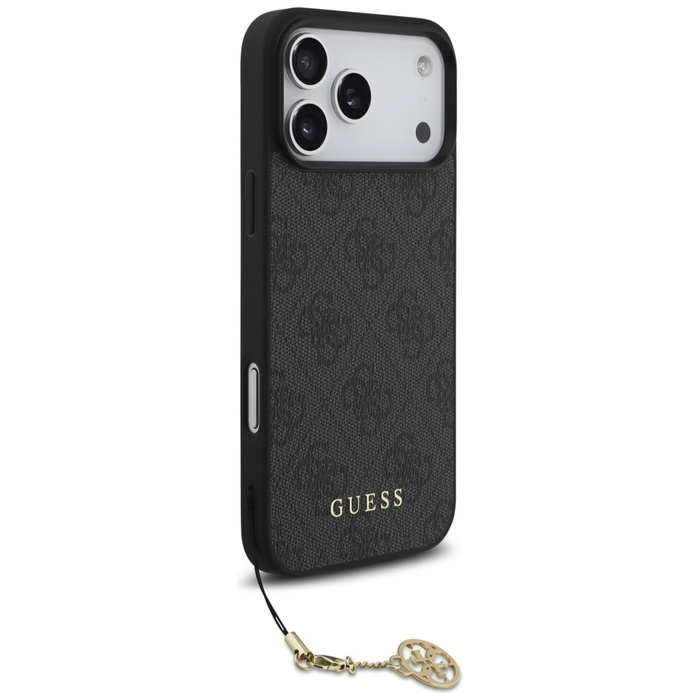 Etui Guess 4G Charms Collection MagSafe  do iPhone 17 Pro Max czarny