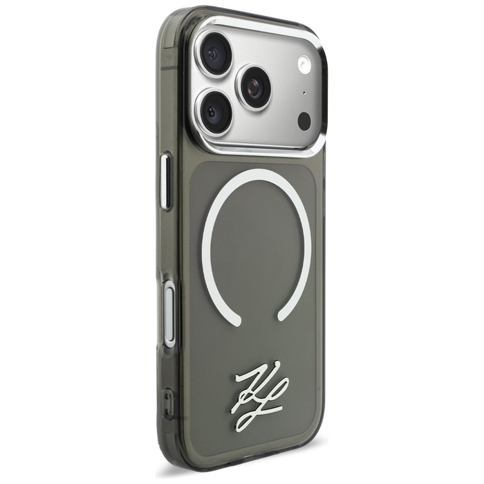 Etui Karl Lagerfeld IML KL Script Logo   MagSafe do iPhone 17 Pro czarny
