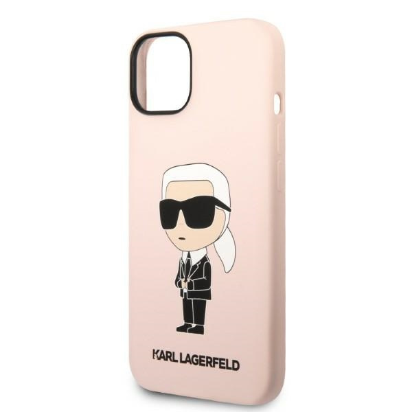Karl Lagerfeld KLHCP14MSNIKBCP iPhone 14 Plus 6,7" hardcase pink/pink Silicone Ikonik