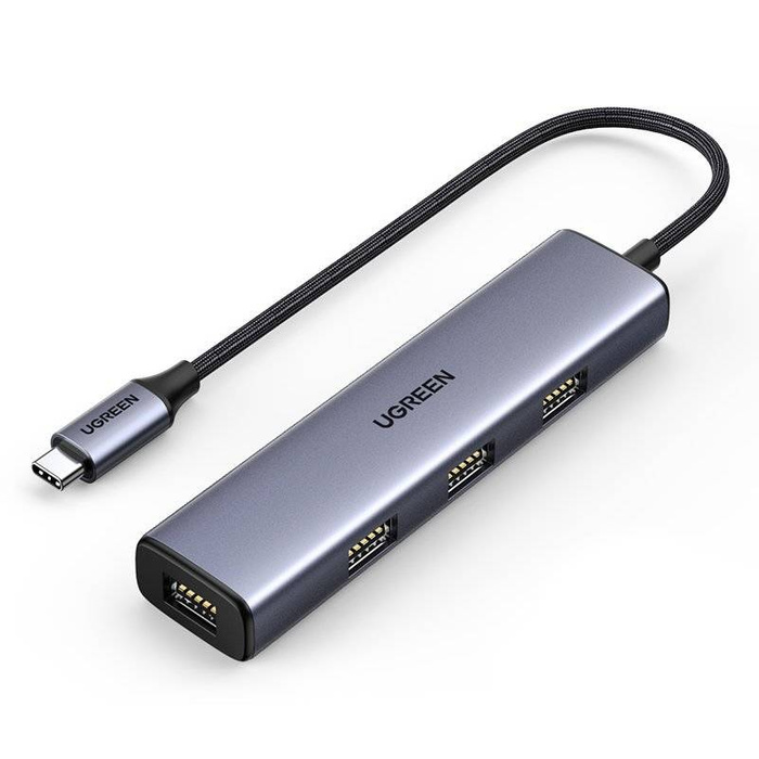 Ugreen HUB USB tipo C splitter - 4x USB 3.2 Gen 1 argento (CM473 20841)
