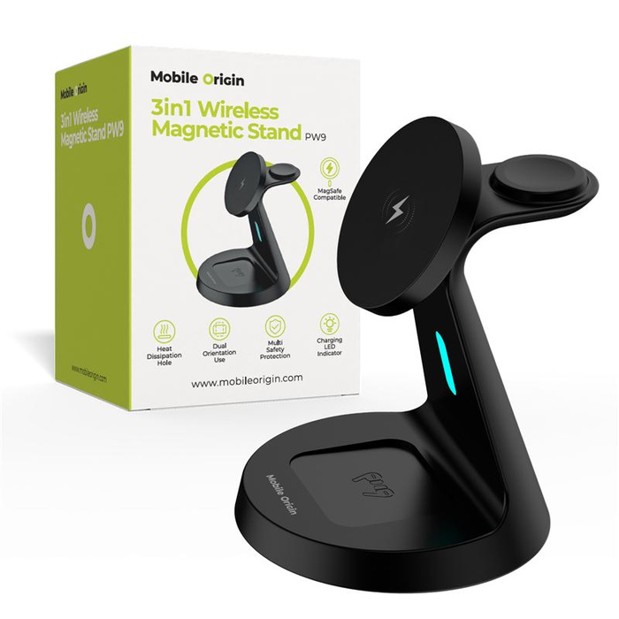Mobile Origin 3in1 Wireless Magnetic Stand PW9