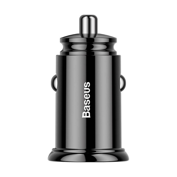 Baseus Circular PPS Smart Mini Auto Ladegerät Autoadapter USB Quick Charge 4.0 QC 4.0 und USB-C PD 3.0 SCP schwarz (CCALL-YS01)