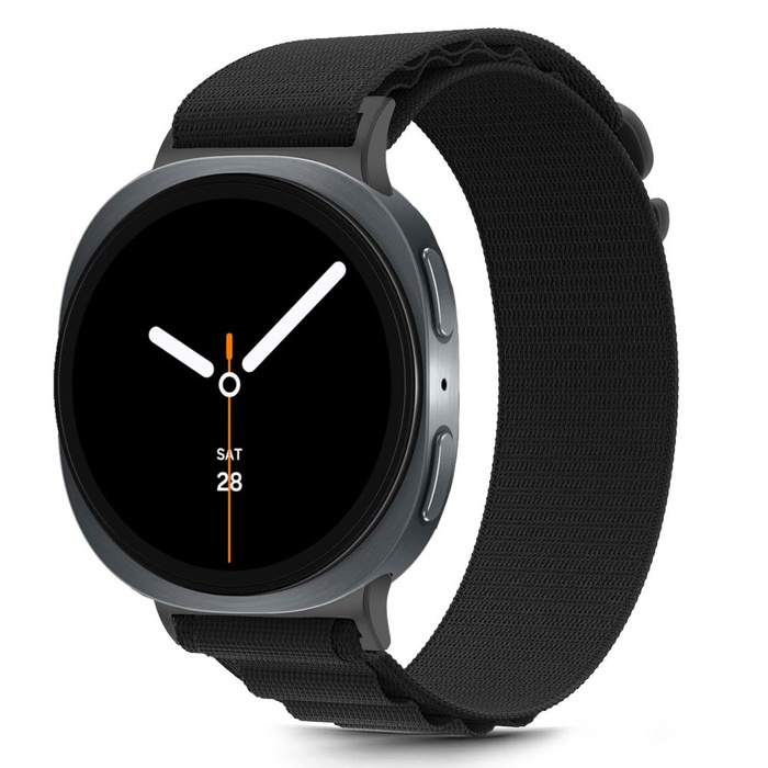 PASEK TECH-PROTECT NYLON PRO SAMSUNG GALAXY WATCH 8 / CLASSIC (40 / 44 / 46 MM) CZARNY