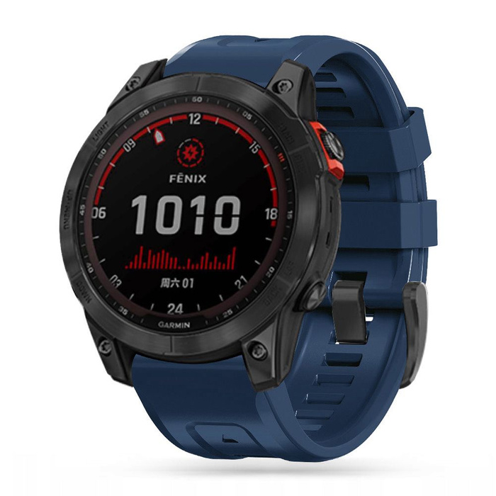 BANDEAU ICONIQUE TECH-PROTECT GARMIN FENIX 5 / 6 / 6 PRO / 7 BLEU MARINE