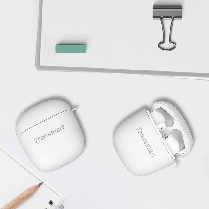 Custodia in silicone Tronsmart Earphone Case per cuffie verde