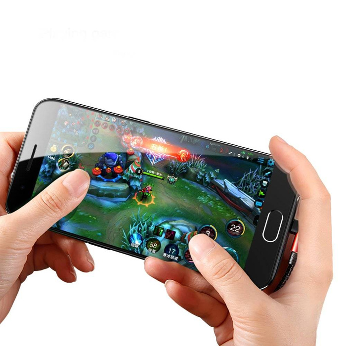 Baseus MVP Double-sided Elbow Type Cable micro USB 1.5A 2M Black (CAMMVP-B01)