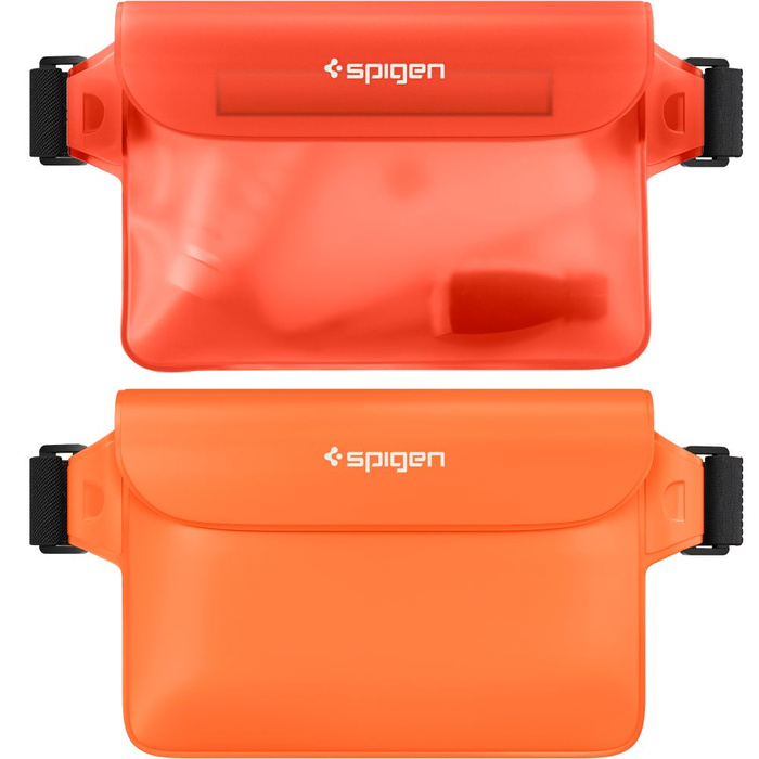 Funda Spigen Bolsa de cintura impermeable universal A620, paquete de 2 Sunset Orange Case