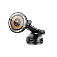 Support magnétique pour cockpit Dudao F12MAX+ avec chargeur inductif MagSafe - noir