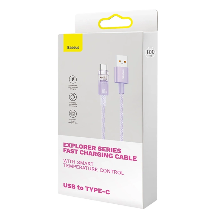 USB-gyorstöltőkábel USB-C Baseus Flash-hez, QC 3.0, Huawei SCP, Samsung AFC, 5A, 1m (zöld)