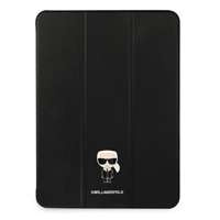 Hülle KARL LAGERFELD Apple iPad 12.9 Pro 2021 Buchdeckel Saffiano Karl Iconic Schwarz Case