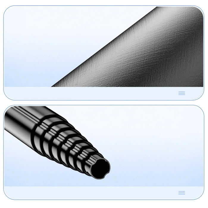 Selfie stick WC12YDS 1.3m aluminum alloy telescopic tripod with dual lamp and phone holder - black