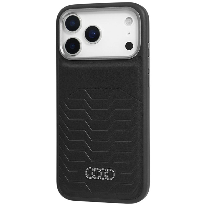 Etui Audi GT Synthetic Leather MagSafe   do iPhone 17 Pro czarny