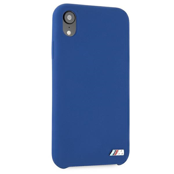 Hülle BMW BMHCI61MSILNA iPhone Xr blau/navy hartcase Silikon M Kollektion