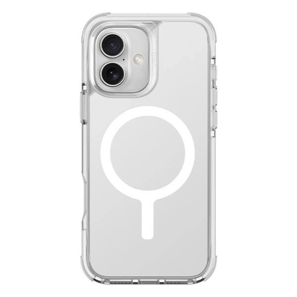 Etui UNIQ Combat iPhone 16 6.1" Magclick Charging biały/lume white