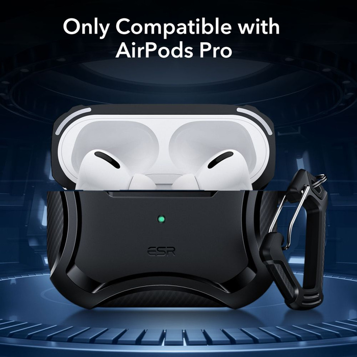 ESR CYBER Armor HALOLOCK MagSafe Apple AIRPODS PRO 1 / 2 SCHWARZ
