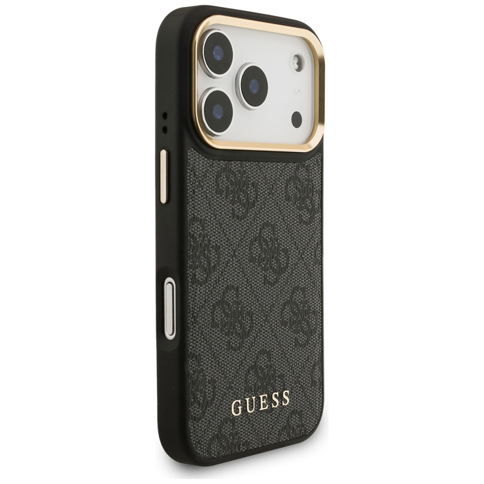 Etui Guess 4G z portfelem Magsafe do     iPhone 17 Pro czarny