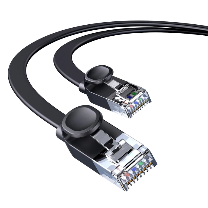 Baseus Speed Six Netzwerkkabel RJ45 1000Mbps 2m schwarz (WKJS000101)