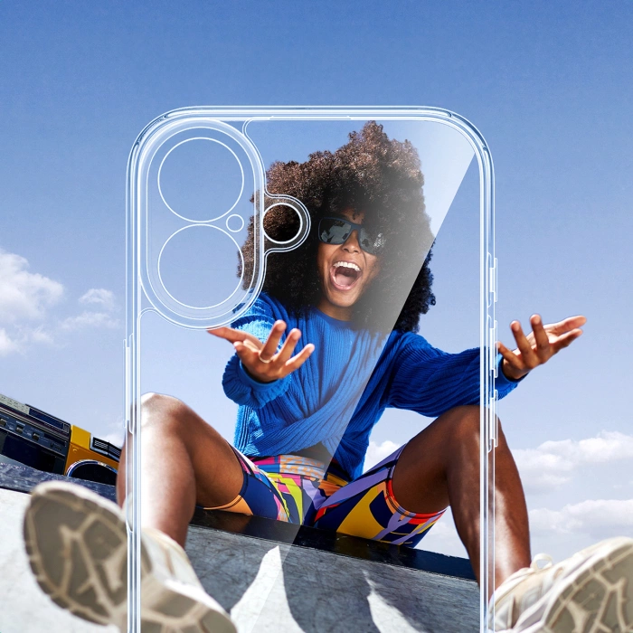 Ugreen Classy Clear Schutzhülle für iPhone 16 Plus – transparent