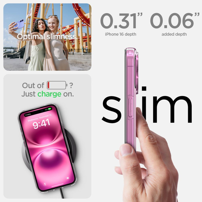 Spigen Liquid Crystal Mag MagSafe IPhone 16 PLUS CLEAR