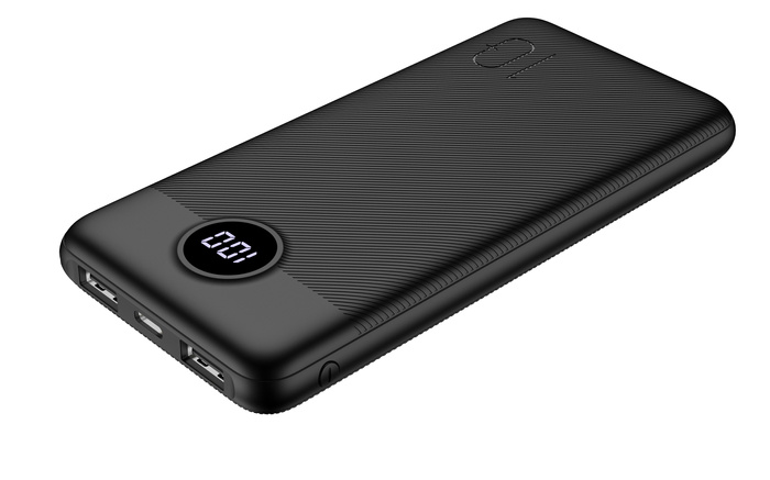 Powerbank Veger L10S (W1105PD) PD QC3.0 2A 20W 10000 mAh czarny