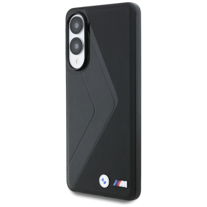 Etui BMW Leather Oversized Stripes       MagSafe do Samsung Galaxy S25 Edge czarny