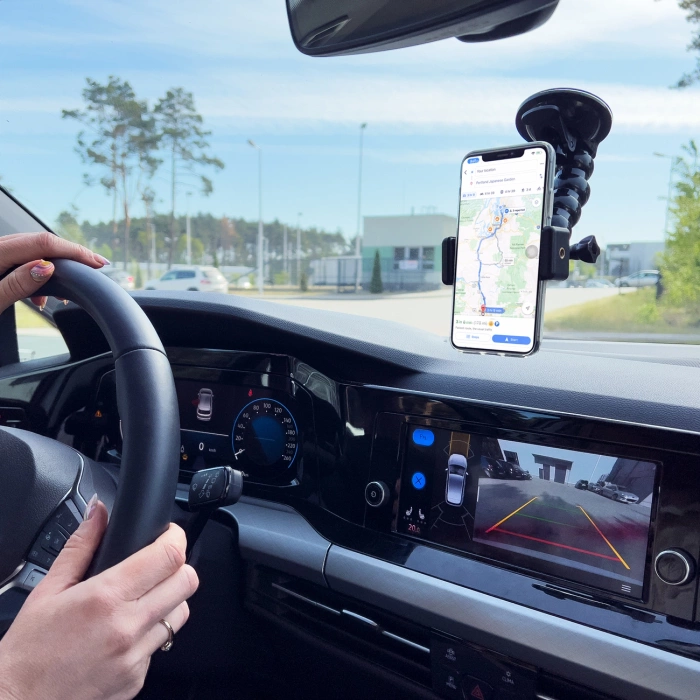 Montura GoPro con ventosa para cámaras deportivas GoPro, DJI, Insta360, SJCam, Eken + adaptador para smartphone (ventosa para coche GoPro)