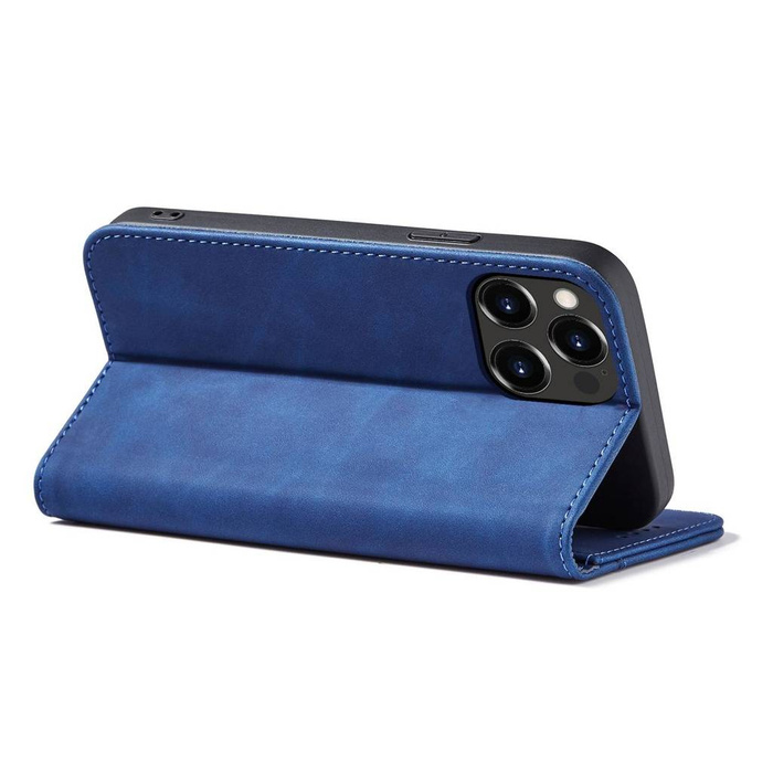 Magnet Fancy Case para iPhone 13 Pro funda tarjetero tarjetero azul