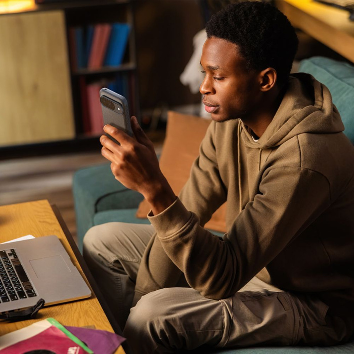 Cover Spigen Rugged Armor GOOGLE PIXEL 9 / 9 PRO GRIGIO MARMO