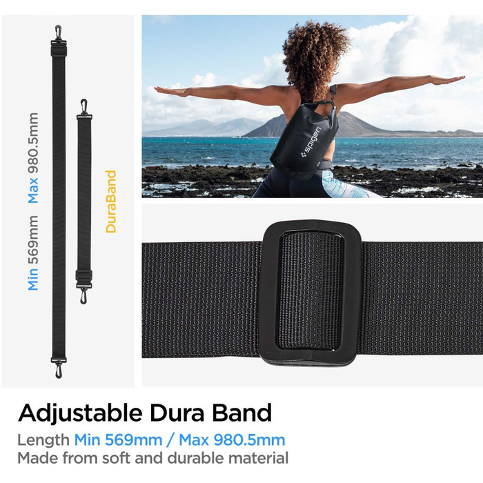 Spigen A630 SAC ÉTANCHE UNIVERSEL NOIR