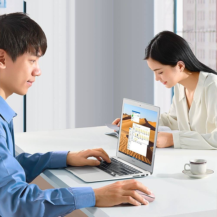 Souris sans fil USB 2.4GHz Ugreen MU105 - rose