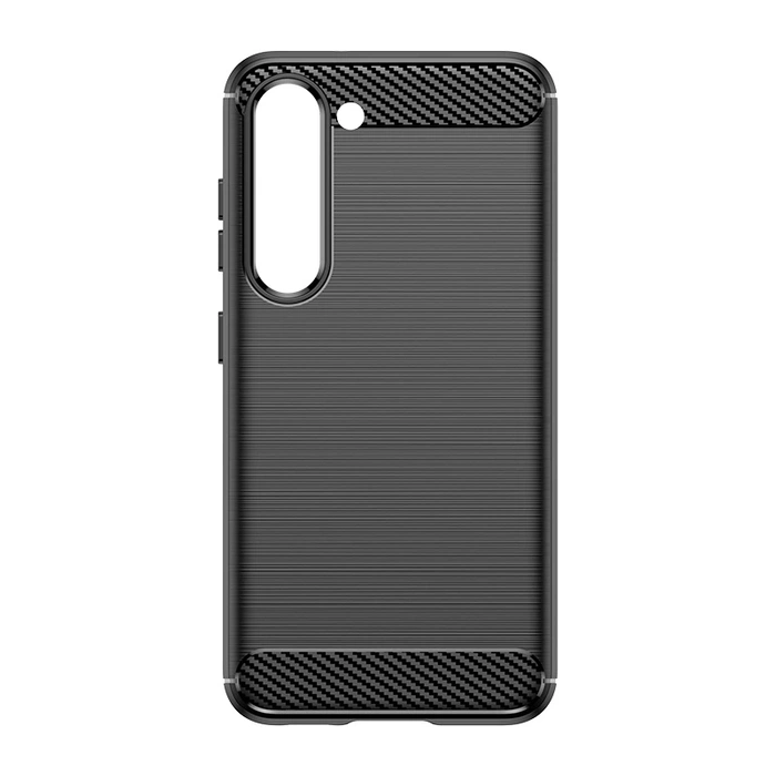 Carbon Case case for Samsung Galaxy S23+ flexible silicone carbon cover black