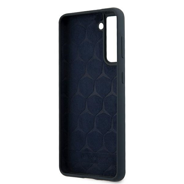 Pouzdro MERCEDES Samsung Galaxy S21 Plus Silicone Line MEHCS21MSILNA Blue Hardcase