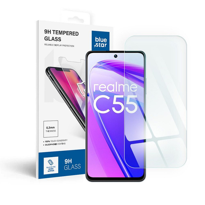 Szkło hartowane do Realme C55 Blue Star