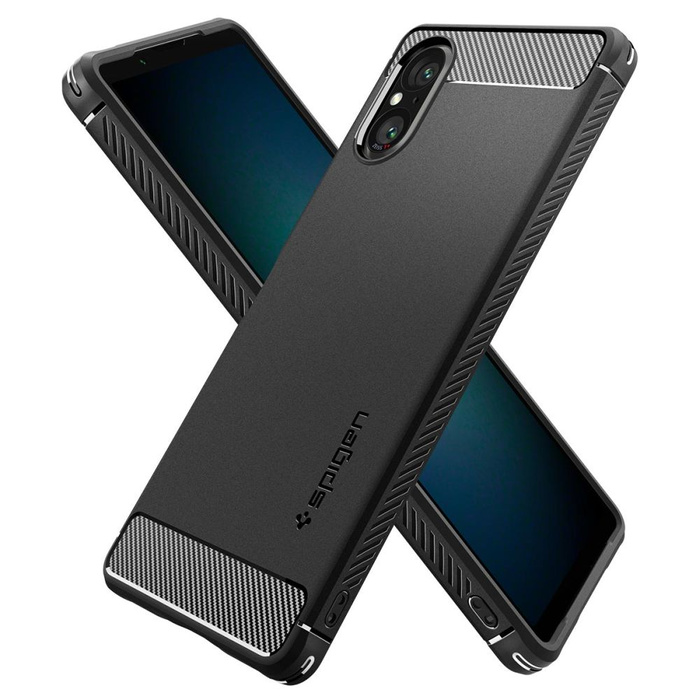 Coque Spigen Rugged Armor MATTE Sony Xperia 5 V Noir