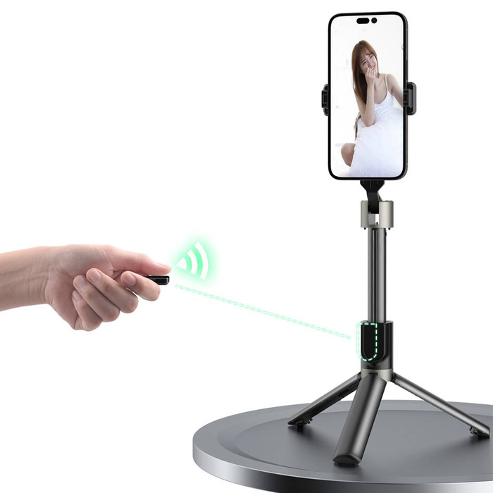 Selfie stick / bastón telescópico con trípode Dudao F18W - blanco