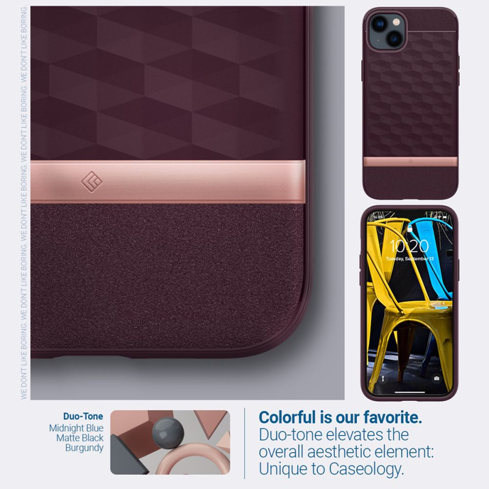 Case Caseology PARALLAX Mag MagSafe IPhone 14 PLUS BURGUNDY
