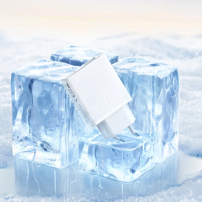 Joyroom JR-TCF14 20W USB-A USB-C Super Slim Wall Charger - White