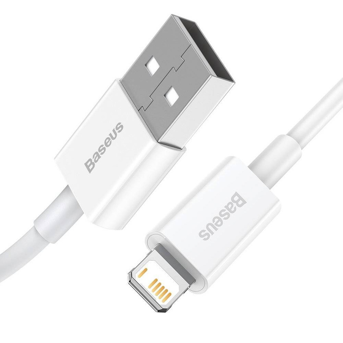 Baseus Superior Cable USB - Lightning 2,4A 0,25 m White (CALYS-02)