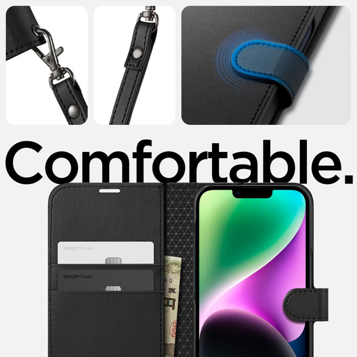 Spigen Wallet S IPhone 14 NOIR